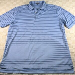 Peter Millar Summer Comfort Golf Polo Shirt Striped‎ Tapatio Springs XL